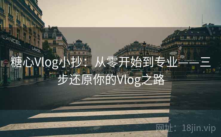 糖心Vlog小抄:从零开始到专业——三步还原你的Vlog之路 糖心Vlog小抄:从零开始到专业——三步还原你的Vlog之路